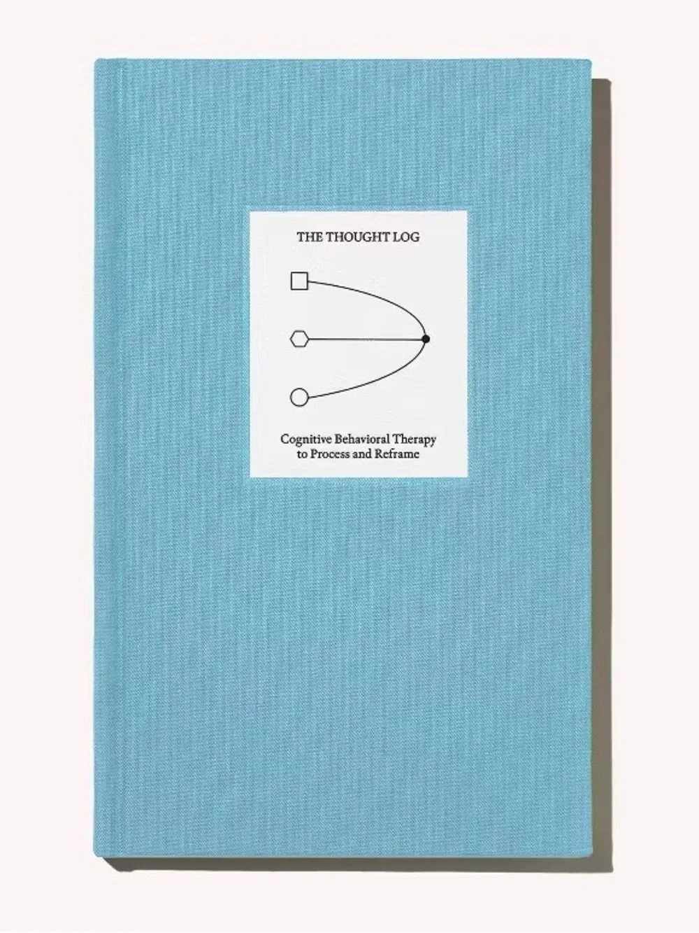 The Thought Log Hardcover Journal - Light Blue